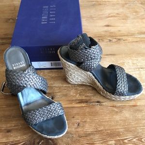 STUART WEITZMAN ALEX SWAMP CROCHET WEDGE